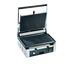 Thumbnail image #1 for Eurodib Commercial Single Panini Grill with Ribbed Cast Iron Top and Bottom Plates, 220V