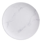 Thumbnail image #1 for American Metalcraft Mix & Matte MCP9MA 9-Inch Round Coupe Melamine Plate, Matte Marble White Case of 48