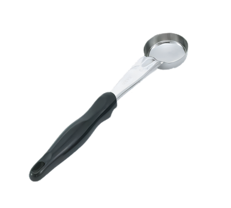 Product image #1 for Vollrath Jacob's Pride 1 oz Solid Round Bowl Spoodle Portion Control Serving Spoon, Black Handle