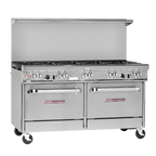 Thumbnail image #1 for Southbend (Middleby) Ultimate 4603DD-2RR 60-Inch Gas Restaurant Range with 6 Open Burners, Raised 24-Inch Griddle/Broiler & 2 Ovens