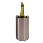Thumbnail image #1 for American Metalcraft SWC48 Double-Wall Insulated Stainless Steel Wine Cooler, Satin Finish, 1-Bottle Capacity Case of 24