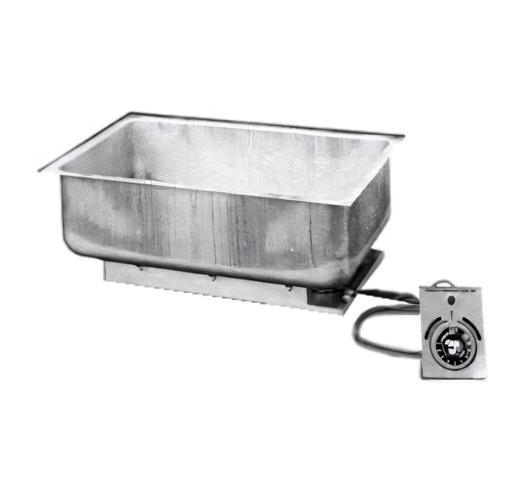 Product image #1 for APW Wyott BM-30D Built-In Electric Bottom-Mount Hot Food Well, 1 Full-Size Pan, Wet or Dry Operation, With Drain