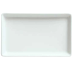 Thumbnail image #1 for Libbey Chef's Selection 911194482 Rectangular Porcelain Tray, 6-1/4" x 4", Polished Foot