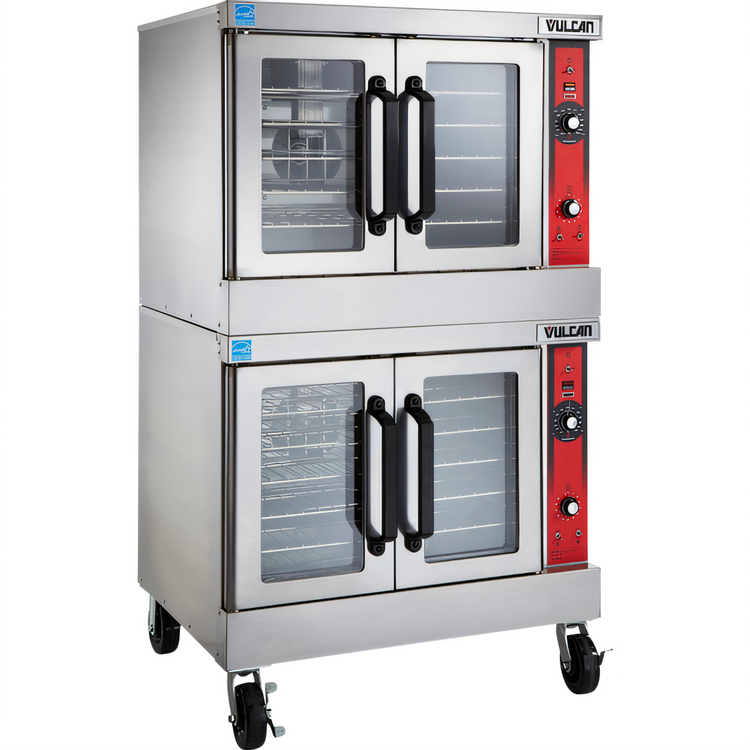 Product image #1 for Vulcan VC44ED Full-Size Double-Deck Standard-Depth Electric Convection Oven