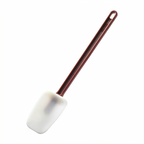 Thumbnail image #1 for Omcan USA 80063 Spoonula, 16" L, White Silicone Head, Red Handle Case of 12