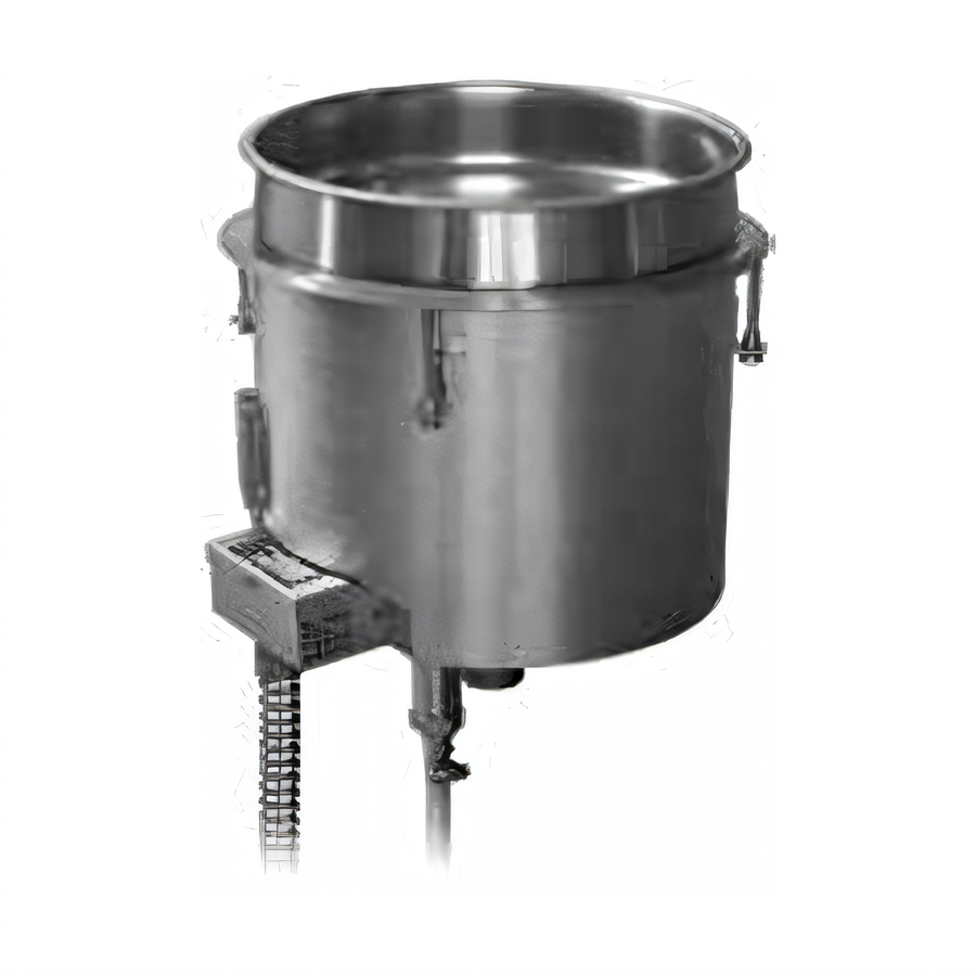 Product image #1 for Hatco HWBI-11QTD Drop-In Round Insulated Heated Well with Drain, 11 Quart