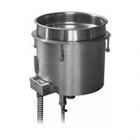Hatco HWBI-11QTD Drop-In Round Insulated Heated Well with Drain, 11 Quart