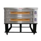 Thumbnail image #1 for Marra Forni ELST73-36/2 Two-Deck Stackable Electric Deck Oven with Programmable Touchscreen and 73 x 36-Inch Refractory Stone Hearth