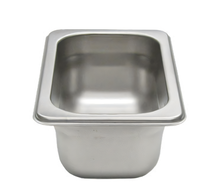 Product image #2 for NestWell 1/9 Size Heavy 22 Gauge Solid Stainless Steel Steam Table Pan, 2-1/2 Inch Deep