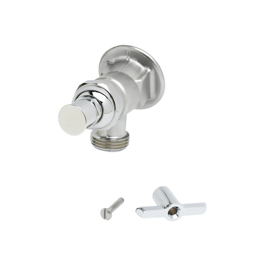 Product image #1 for Commercial Sill Faucet with Removable Loose Key Handle, 3/4 Inch Flanged Female Inlet, 3/4 Inch Hose Thread Outlet