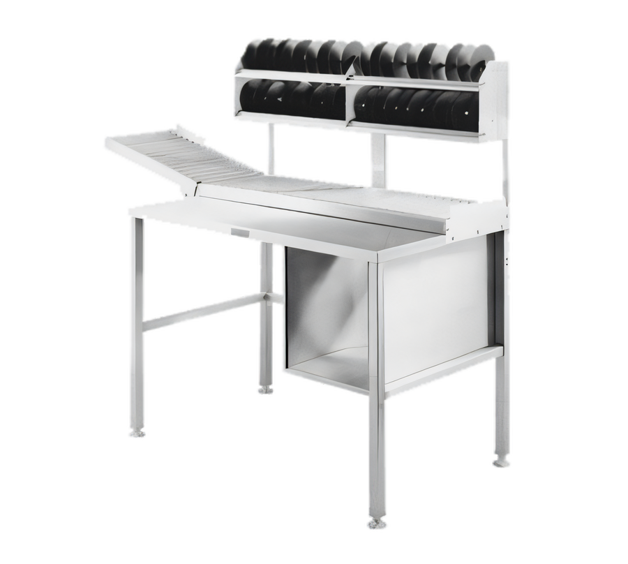 Product image #1 for Hobart Weigh/Wrap Roller/Discharge Table with 36-Inch Work Area and Adjustable Conveyor