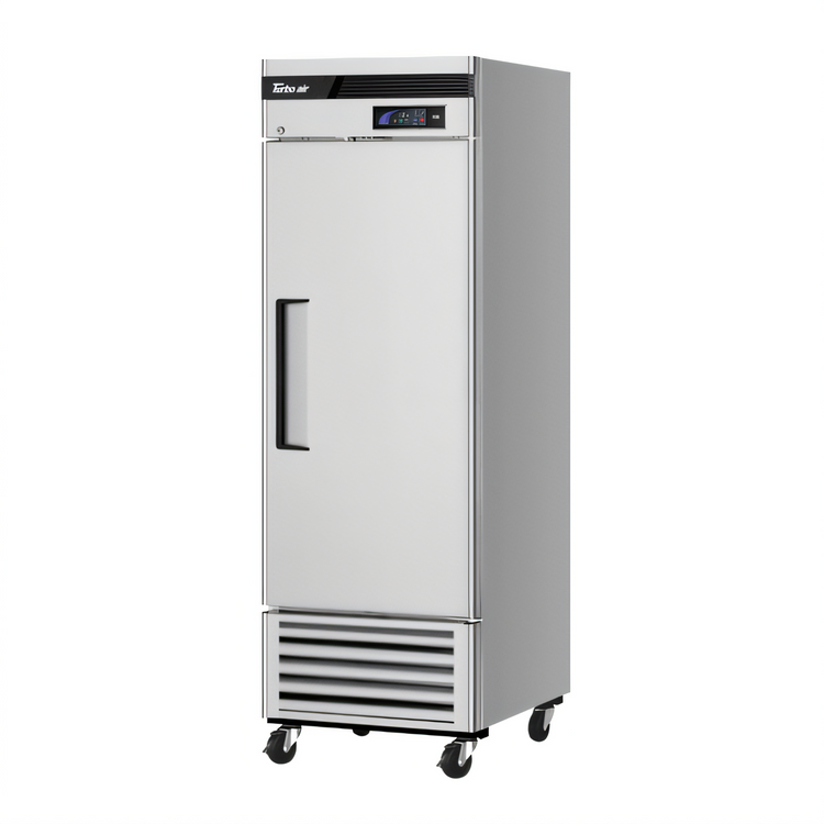 Product image #1 for Turbo Air Super Deluxe 19.03 Cu. Ft. One-Section Solid Door Reach-In Freezer with Bottom Mount Compressor