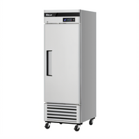 Turbo Air Super Deluxe 19.03 Cu. Ft. One-Section Solid Door Reach-In Freezer with Bottom Mount Compressor