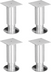 Thumbnail image #1 for 6-Inch Security/Seismic Leg Set with Mounting Plate for Braising Pan & Tilt Skillet