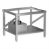 Thumbnail image #1 for Lainox Naboo Stainless Steel Floor Stand with Shelf and Fat Container for Chicken Grill Kit Professional