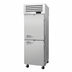 Thumbnail image #1 for Turbo Air PRO Series Pass-Thru Heated Pizza Holding Cabinet, 1-Section, 27 Cu. Ft., Solid Front and Glass Rear Half Doors