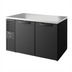 Thumbnail image #1 for Two-Section Pass-Thru Single-Zone Refrigerated Back Bar Cooler, 60-Inch Wide, 4 Solid Doors
