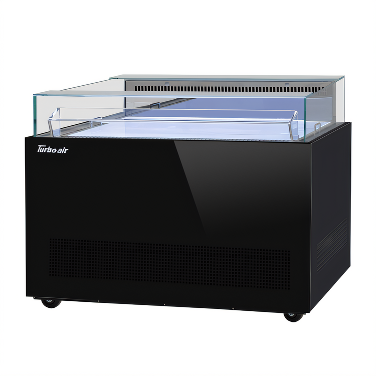 Product image #1 for Turbo Air Open Display Sandwich & Cheese Merchandiser Deli Case, 50-1/4 Inch Wide, Self-Contained Refrigeration, Straight Glass Front