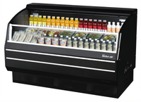 Turbo Air 63-3/8-Inch Horizontal Open Display Merchandiser with Solid Side Panels