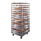 Thumbnail image #1 for Doyon Baking Equipment (Middleby) RSROSL-12 Roll-In Oven Load Rack, Side-Loaded, Stainless Steel, 12-Pan Capacity