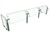 Thumbnail image #1 for Hatco Flav-R-Shield B950SWIVEL-96 Adjustable Swivel Single-Sided Self-Service 3-Bay Food Shield