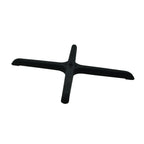 Thumbnail image #1 for Omcan USA 43155 30 x 30-Inch Cross-Shaped Metal Table Base, Black, Column Sold Separately Case of 5