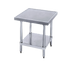 Thumbnail image #1 for Advance Tabco Stainless Steel Equipment Stand with Adjustable Undershelf, 36 x 36 x 24 Inches