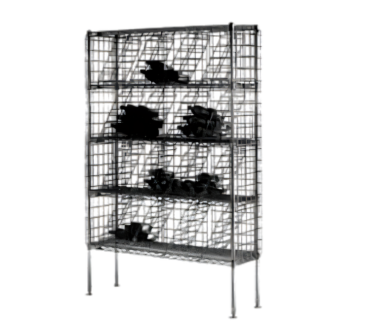 Product image #1 for Metro Super Erecta Bulk Storage Wire Wine Shelving Unit, 48"W x 14"D x 86-3/4"H, 20-Case Capacity
