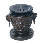 Thumbnail image #1 for Town Equipment 51336/DZ Dragon-Style Japanese Hibachi Stove Set with Removable Cast Iron Grill, Cast Aluminum Body