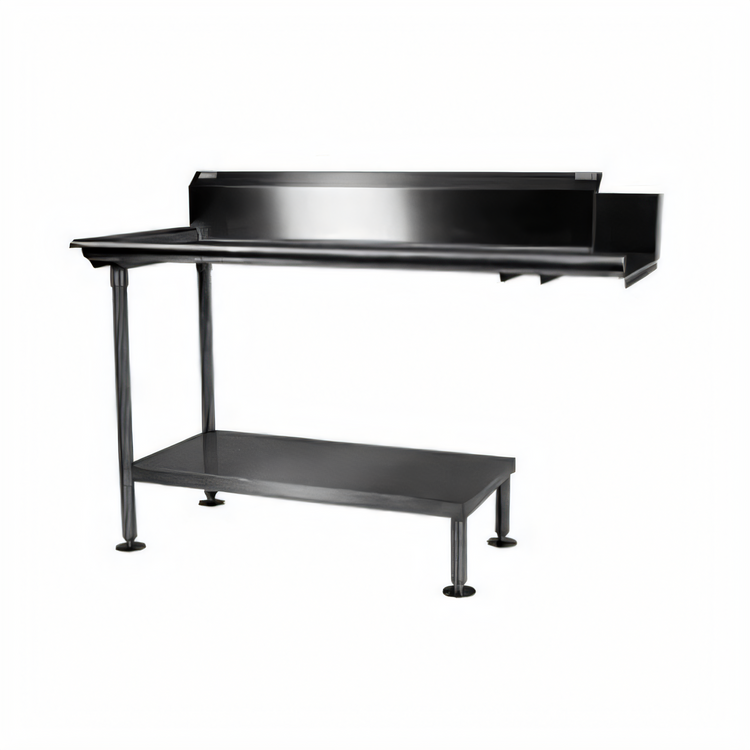 Product image #1 for John Boos 89-5/8 Inch 18/300 Stainless Steel Dishtable Undershelf with Adjustable Bullet Feet