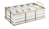 Thumbnail image #1 for Empire Rectangular Ice Housing with Clear Polycarbonate Pan and Gold Wire Frame, White
