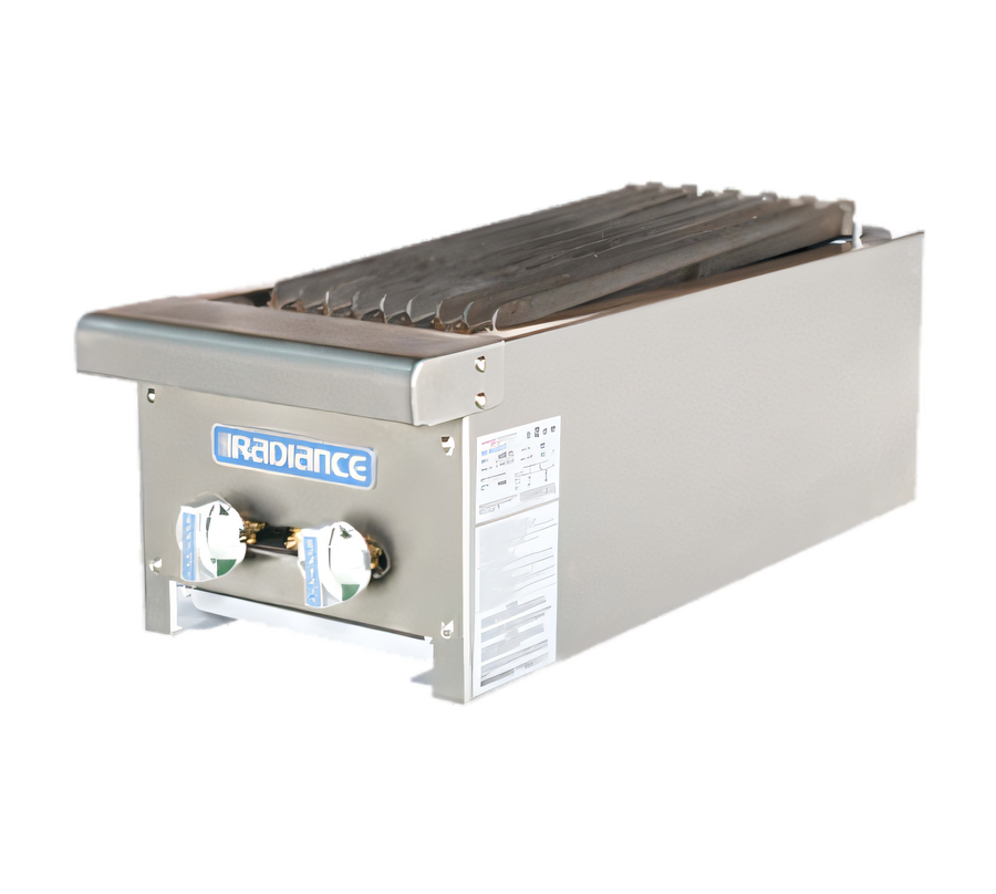 Product image #1 for Turbo Air TARB-12 12-Inch Countertop Gas Radiant Charbroiler, 30,000 BTU