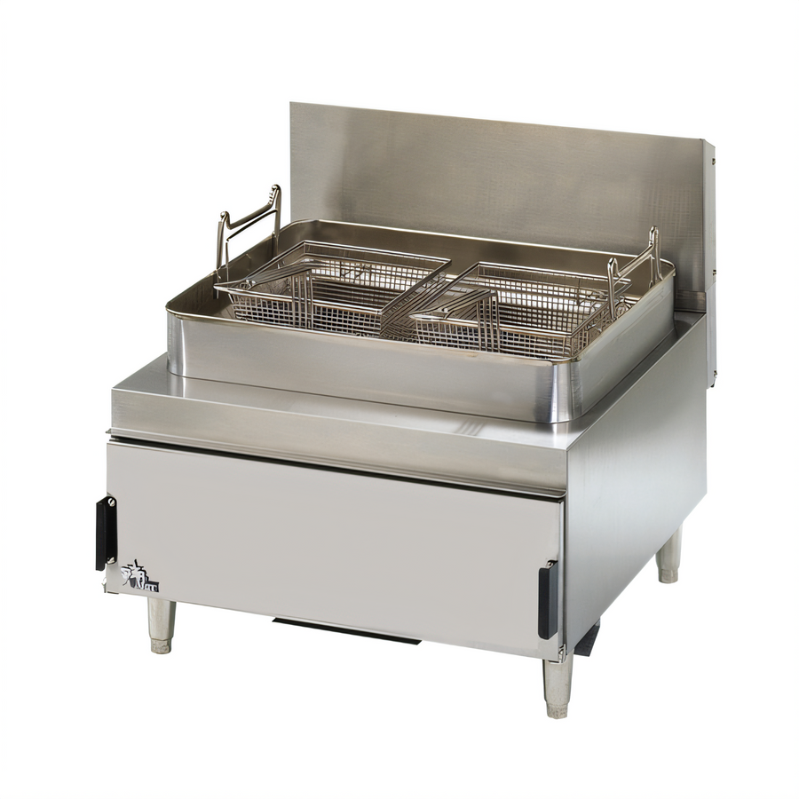 Product image #1 for Star-Max Heavy Duty 30 lb. Underfired Countertop Gas Fryer, Stainless Steel