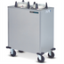 Thumbnail image #1 for Dinex Enclosed Mobile Unheated Two-Silo Plate Dispenser for 9-1/8 Inch Plates