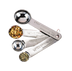 Thumbnail image #1 for American Metalcraft 4-Piece Heavy-Duty Stainless Steel Measuring Spoon Set