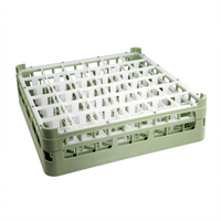 Jackson WWS Full-Size 36-Compartment Glass Rack, 5-5/8 Inch High