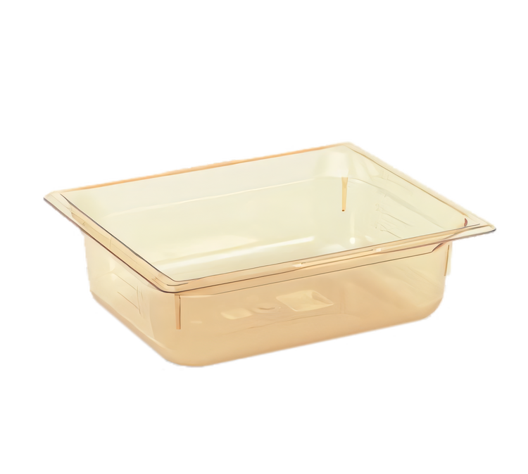 Product image #1 for Vollrath Super Pan 1/2 GN 2-1/2-Inch Deep Amber High-Temp Resin Food Pan
