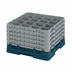 Thumbnail image #2 for Cambro Camrack® Full Size 16-Compartment Glass Rack with 5 Soft Gray Extenders, 11