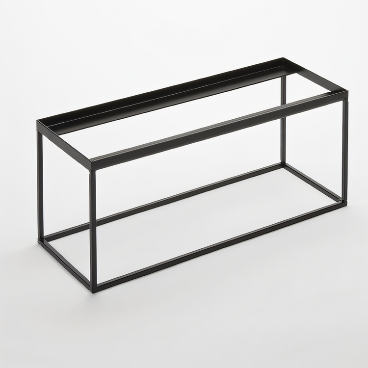 Product image #1 for American Metalcraft Twilight Rectangular Black Metal Buffet Riser, 15 x 5-1/2 x 6 Inches