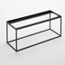 Thumbnail image #1 for American Metalcraft Twilight Rectangular Black Metal Buffet Riser, 15 x 5-1/2 x 6 Inches