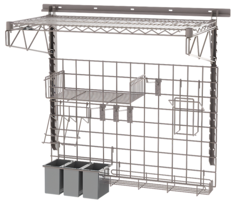Product image #1 for Metro SmartWall 36-Inch Wall-Mounted Pizza Prep Station Starter Unit