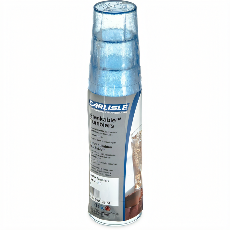 Product image #1 for Carlisle Stackable SAN Tumbler, 16 oz, Blue, 6-Pack