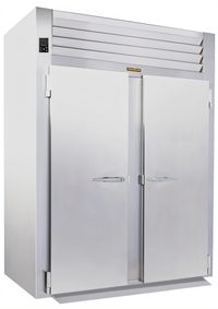 Traulsen Spec-Line Two-Section Roll-In Freezer for 72-Inch Racks, Self-Contained, Full-Height Solid Doors