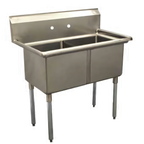 Thumbnail image #1 for Serv-Ware D2CWP1818 Compartment Sinks