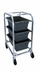 Thumbnail image #2 for Channel Heavy-Duty All-Welded Aluminum End-Load 3-Lug Rack with Casters