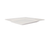Thumbnail image #1 for Crestware Quattro 12-Inch Square Wide Rim Fully Vitrified Ceramic Plate, Pearl White