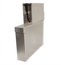 Advance Tabco Underbar Basics Stainless Steel Soda Gun Holder with Backsplash and Removable Cover, 6 x 21 x 36 Inches