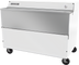Thumbnail image #1 for Beverage-Air SMF58HC-1-W-02 58-Inch Single Access Forced Air School Milk Cooler, 24 Cu. Ft., White Exterior/Stainless Interior
