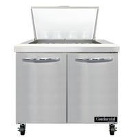 Continental Refrigerator Mighty Top SW36N12M 36