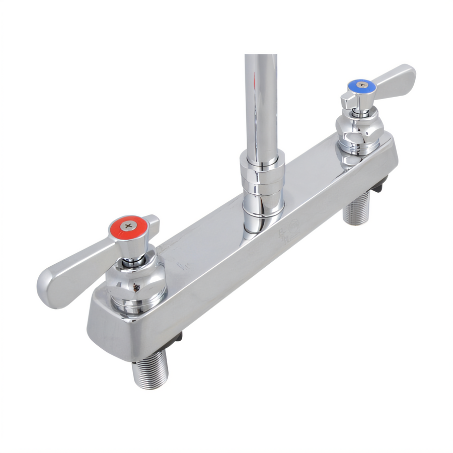 Product image #1 for OptiFlow Heavy Duty Deck Mount Faucet Body, 8-Inch Centers, No Spout, Lead Free